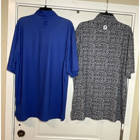 2 FootJoy FJ Men's Polo Golf Shirts, Sz Large - Picture 5 of 5